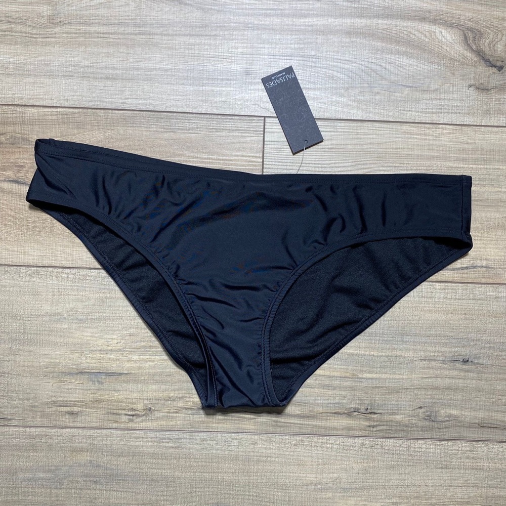 Palisades Beach Club Bikini Bottom Size XL Black